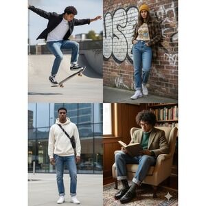 AUTHENTIC VINTAGE LEVI'S 550™ RELAXED FIT JEANS  90s, Retro, USA, Skater, Street